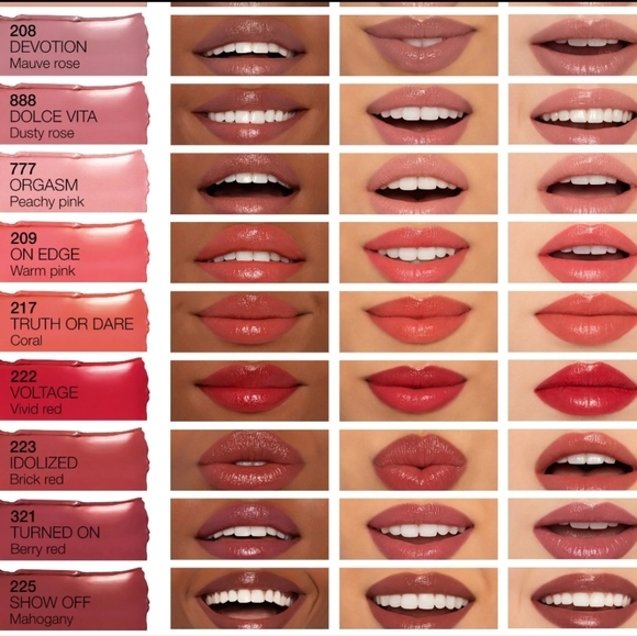 NARS AFTERGLOW SENSUAL SHINE LIPSTICK ORGASM - Picture 7 of 10